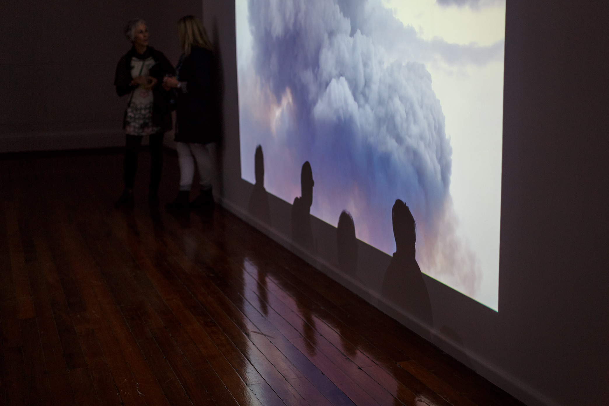 Melbourne-based artist Claire Robertson’s cinematic installation depicts an uninhabited temporary mining camp in the Pilbara, showing scenes of empty industrial villages set against the Australian outback. The installation is accompanied by a haunting original soundtrack by composer Tilman Robinson.