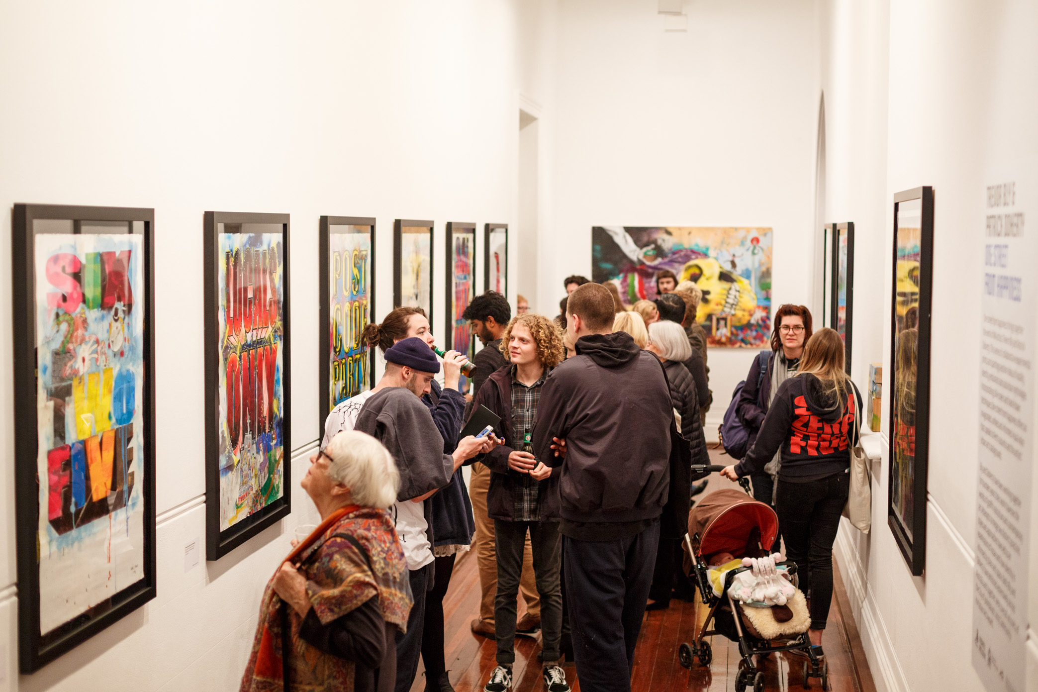 An exhibition of street-inspired contemporary prints and paintings that explore Perth's northern suburbs culture by local urban artists Trevor Bly & Patrick Doherty.