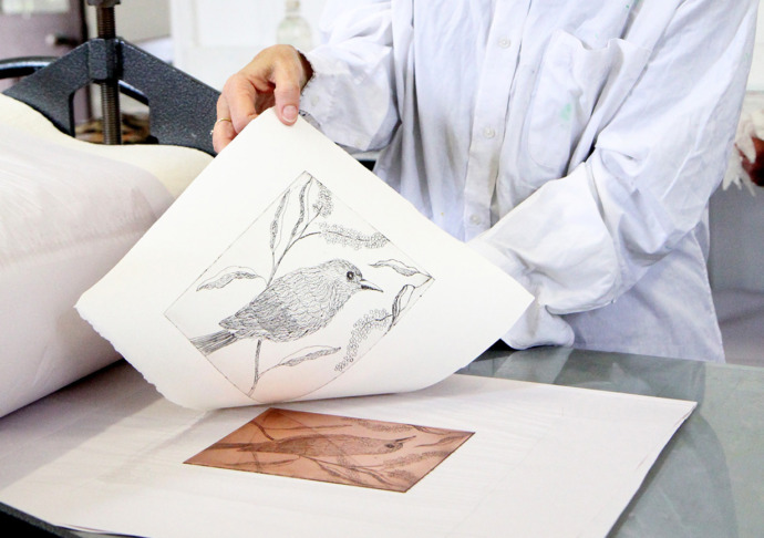 Image forIntaglio Print Making Open Studio