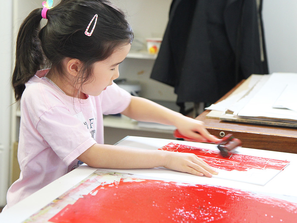 Printmaking for Younger Kids – Scratch Foam + Collagraphy