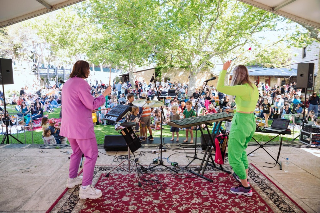 Feels performing at Sunday Music, 2019. Photography by Miles Noel
