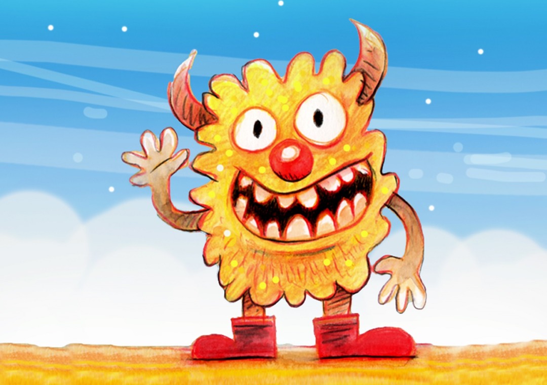 Quirky Monster Drawing For Younger Kids