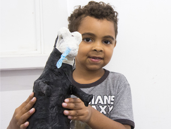 Image forColourful Papier-Mache Creatures (Child + Adult)