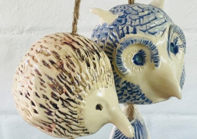 Image forCeramic Garden Bells For Younger Kids