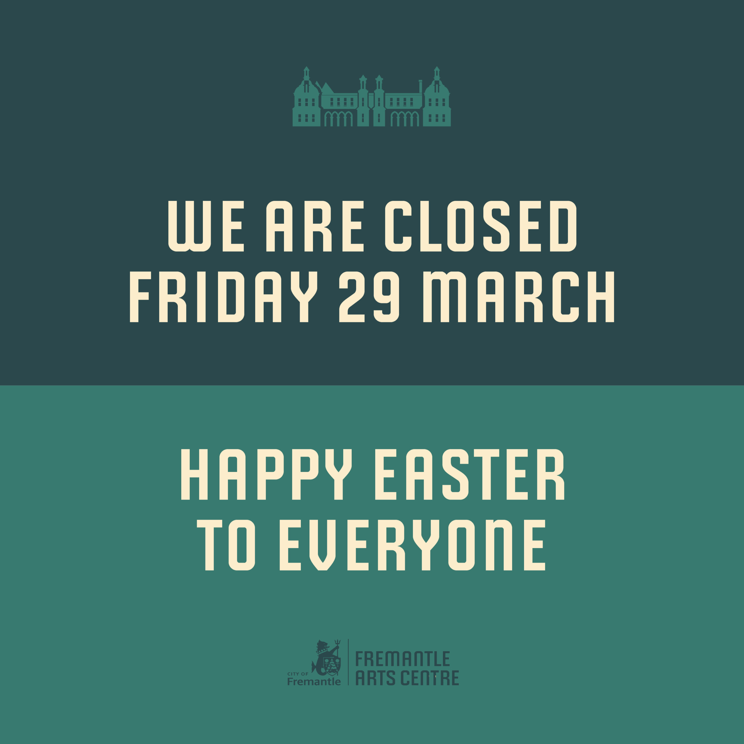 Image for the course: FAC Closed on Good Friday