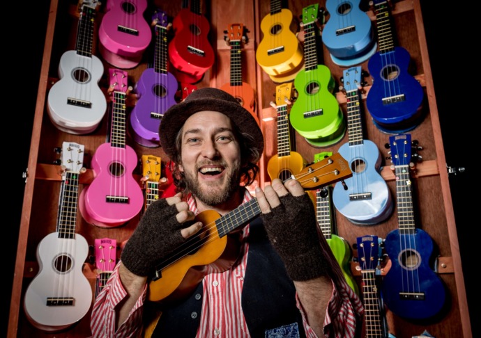Image forWoody’s World: Music for Kids + Ukulele Workshop