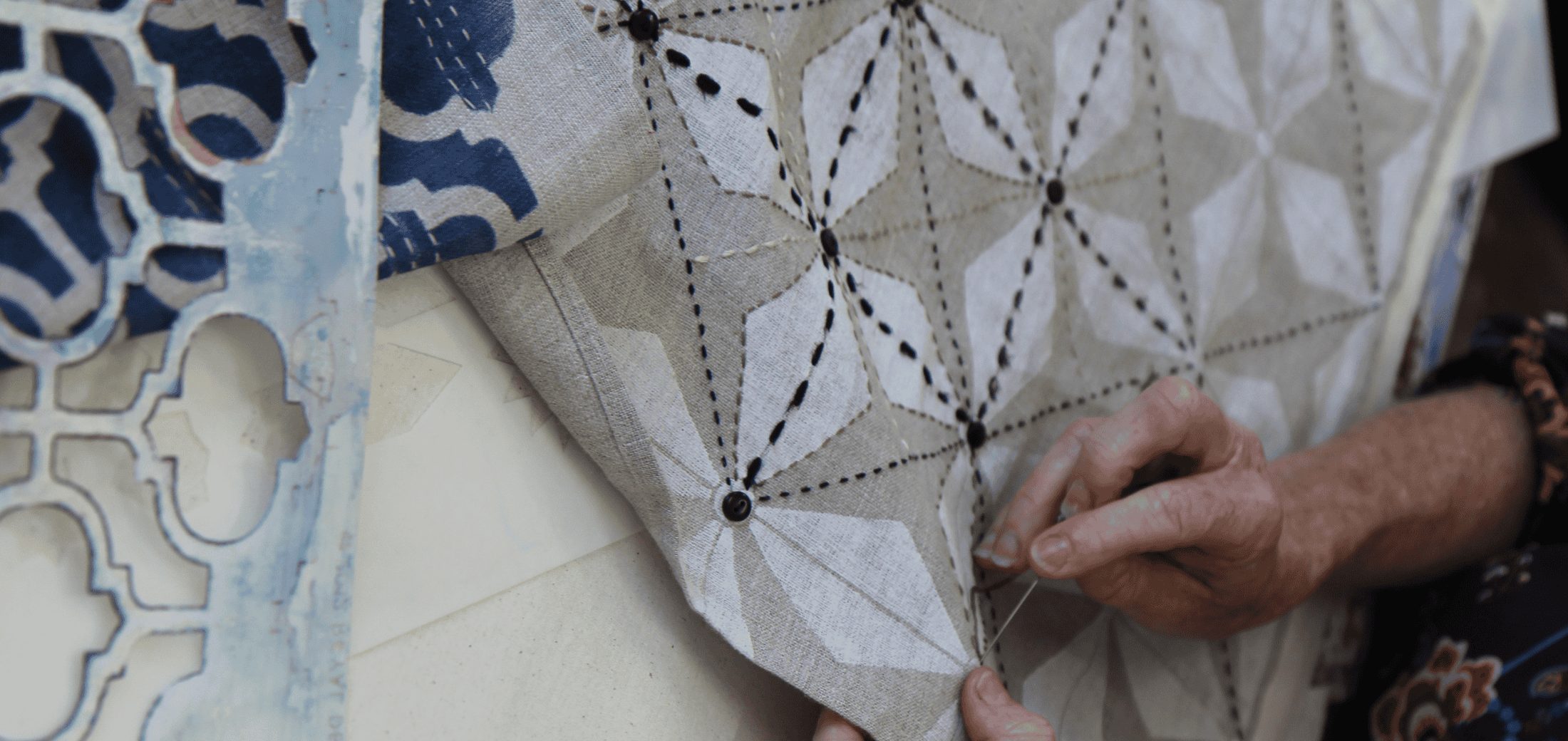 Image for the course: Hand Printed, Stencilled and Stitched Homewares