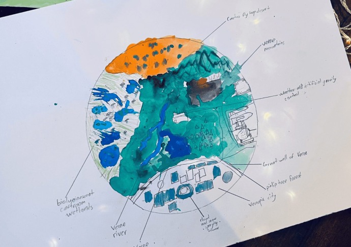 Image forWFAC After School Art Courses: World Building – Create Your Own Universe