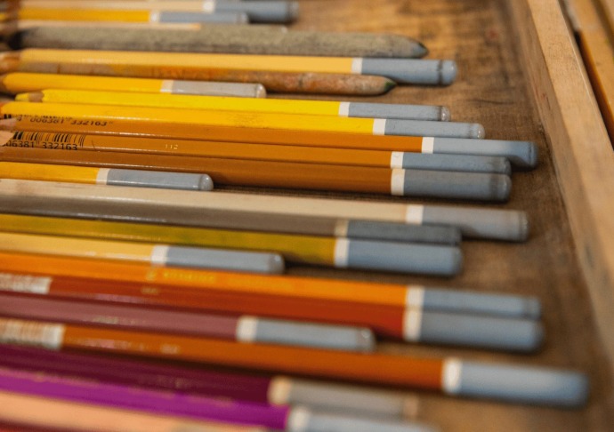 Image forWorking with Coloured Pencils