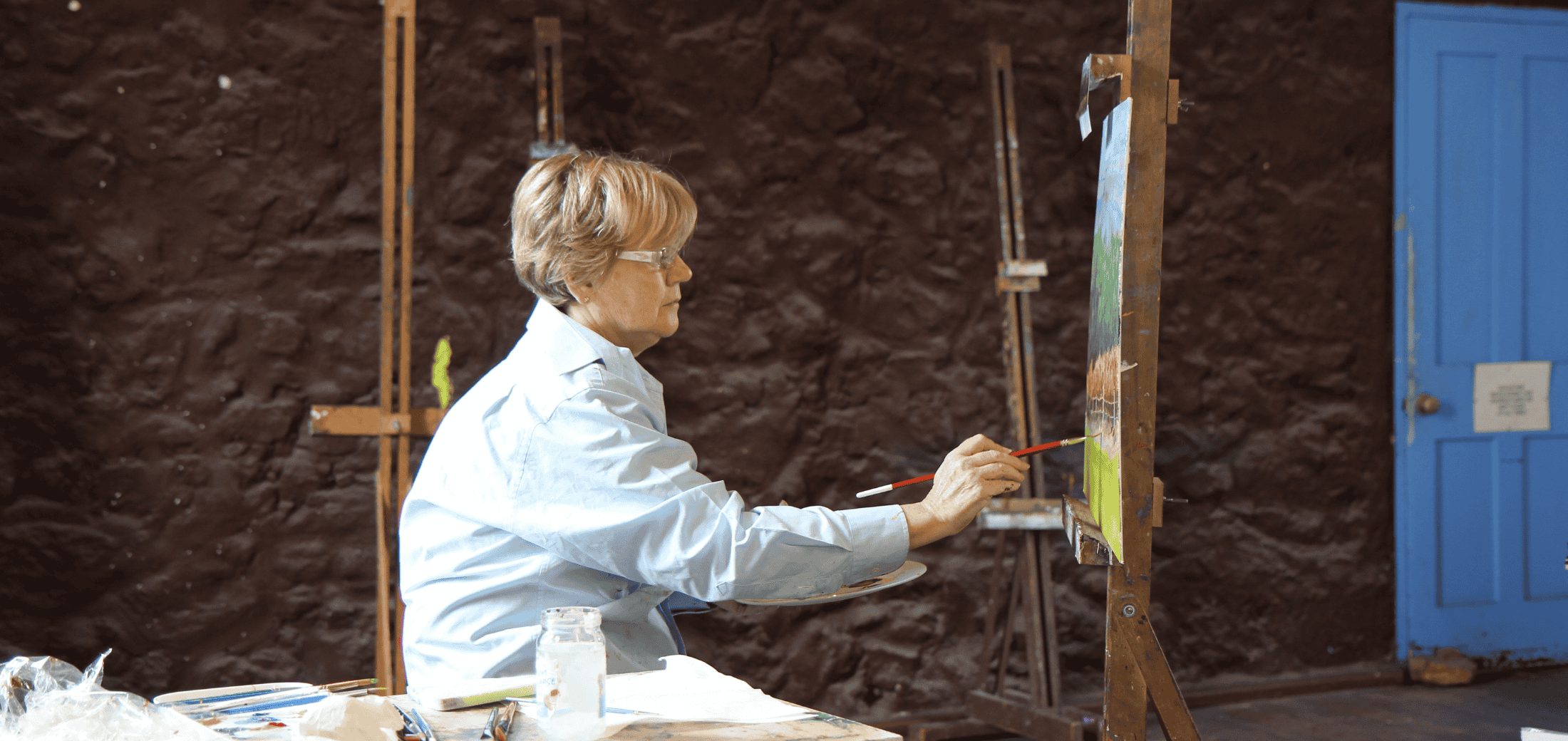 Image for the course: Intermediate Acrylic Painting – Friday