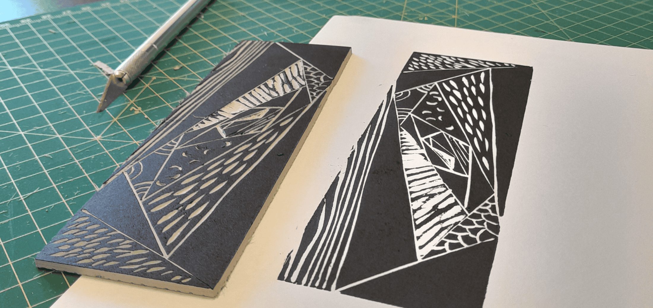 Image for the course: Lino Print Studio with Bina Butcher
