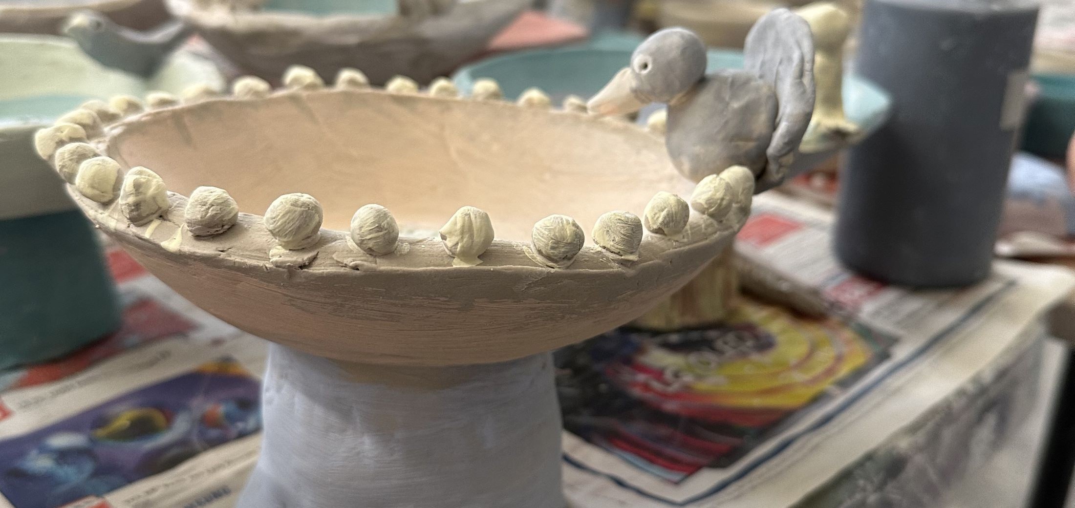 Image for the course: Handbuild Your Own Ceramic Bird Feeder