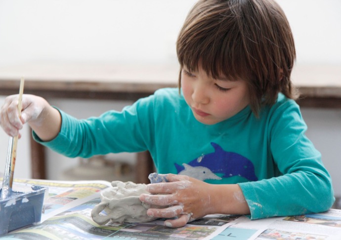 Image forLittle Ceramic Dragons + Unicorns For Younger Kids