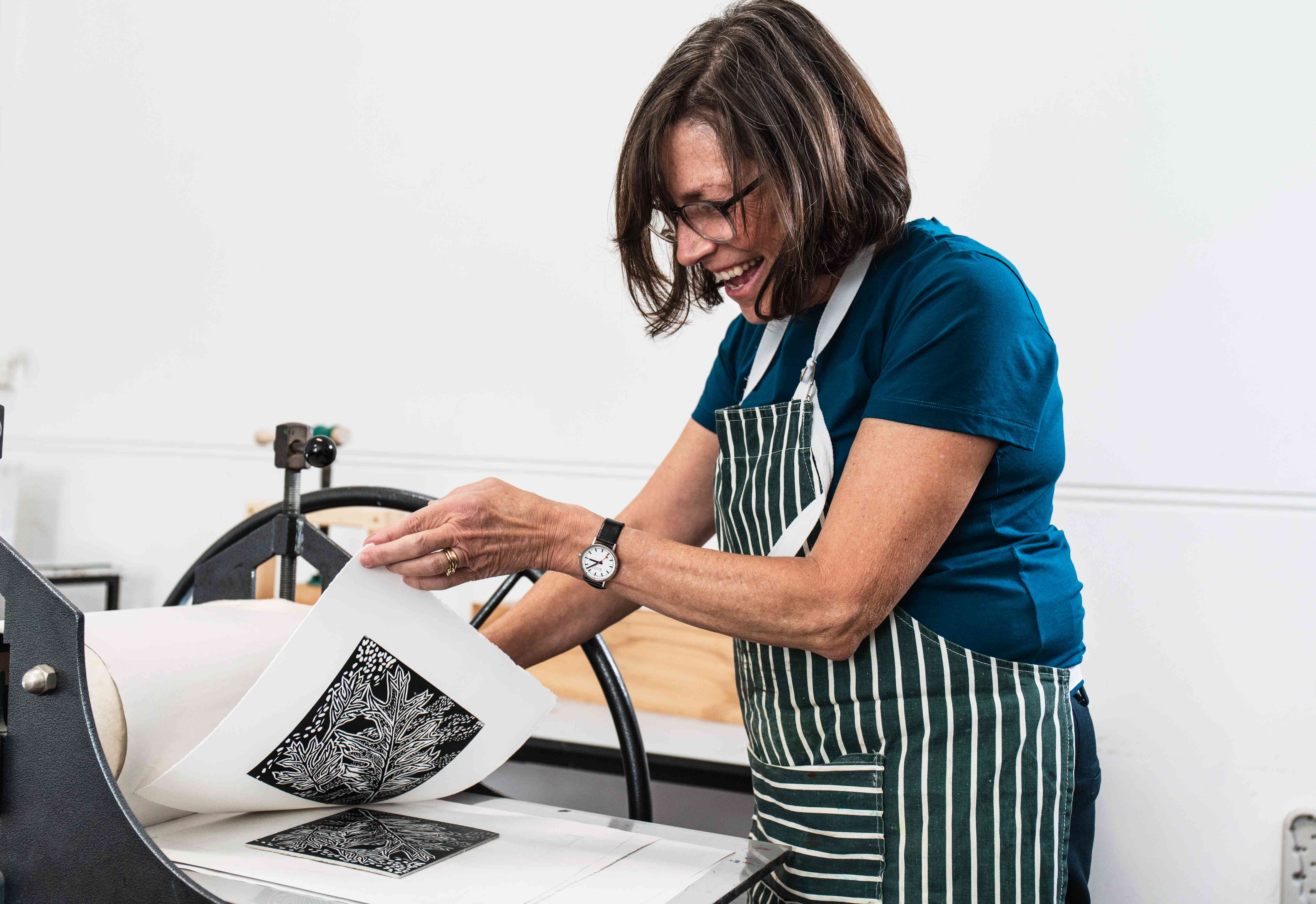 Image for the course: Lino Print Studio