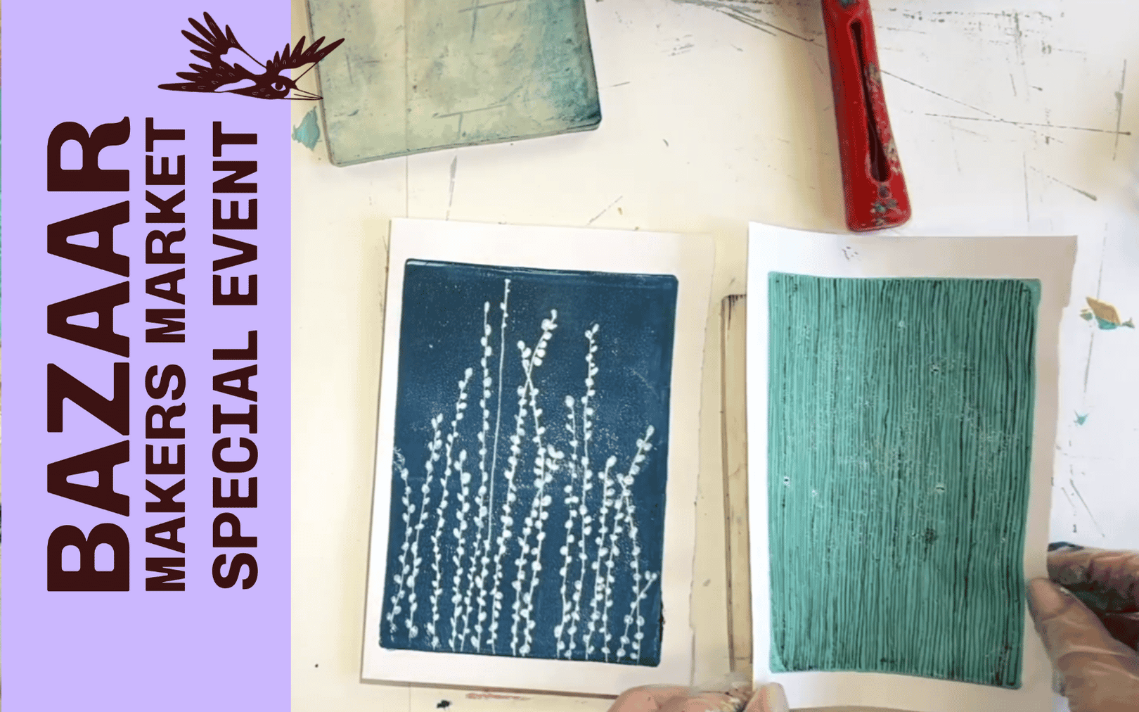 Image for the course: Bazaar Special Event: Gelli Print in a Night