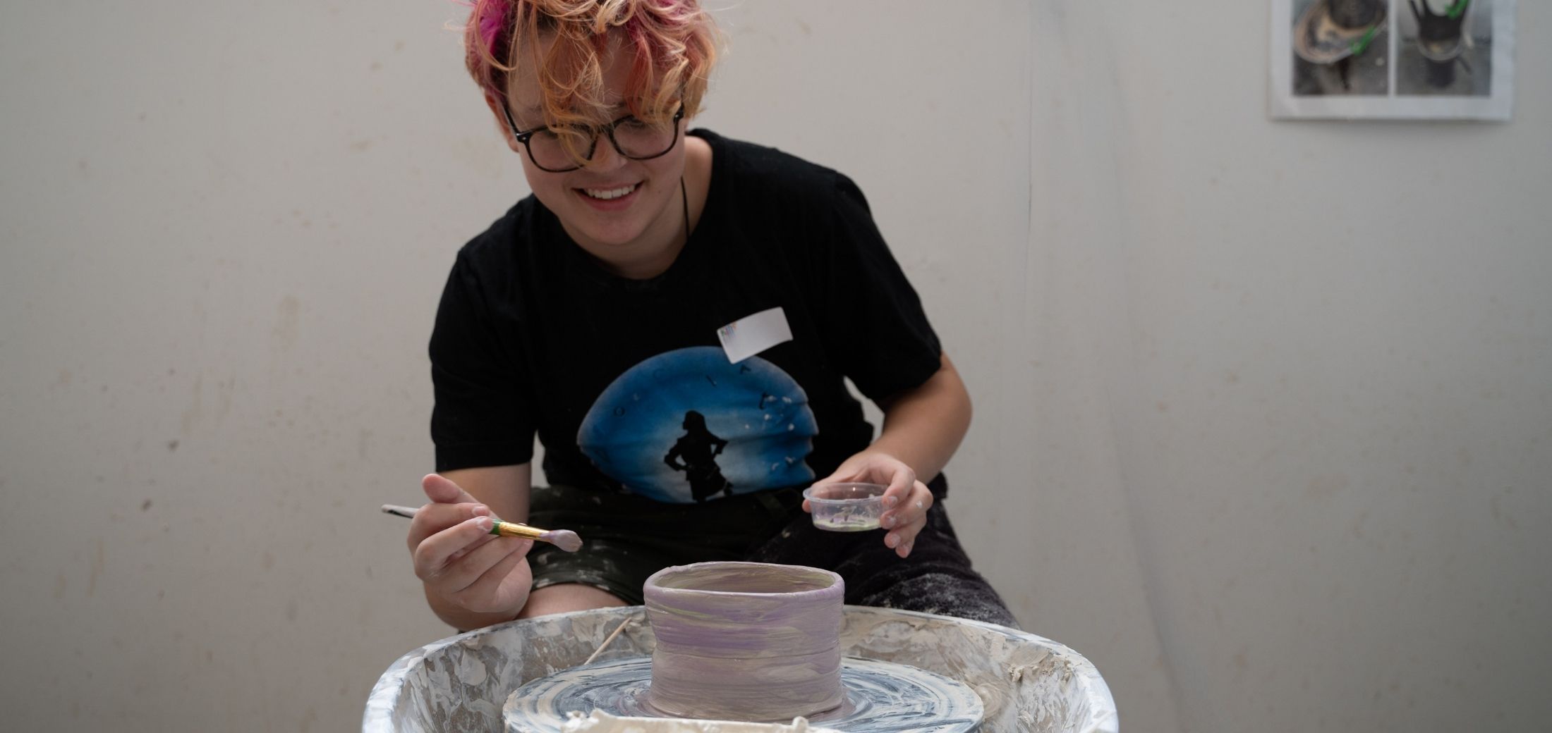 Image for the course: Wheel Throwing – Teens + Older kids – Fri 2 Oct