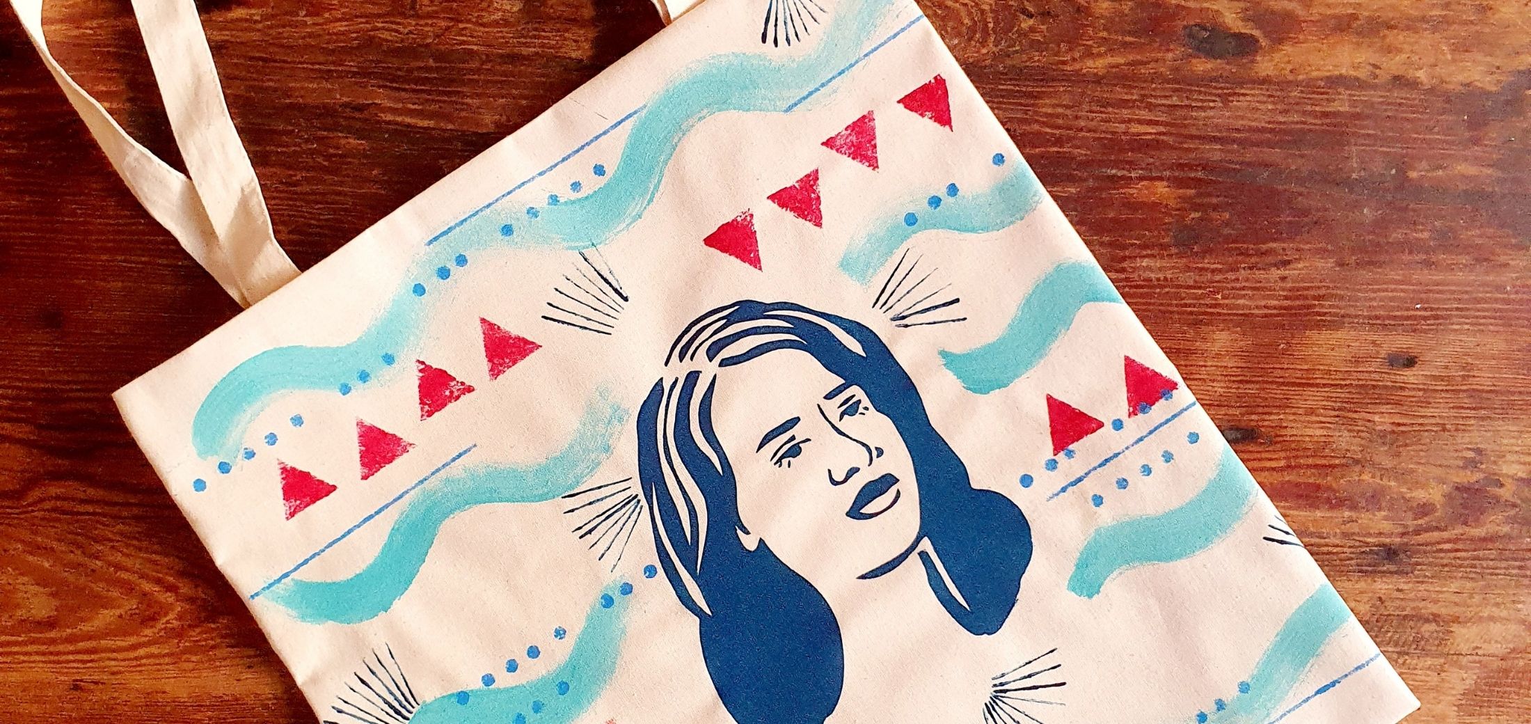 Image for the course: Screenprint a portrait on a tote