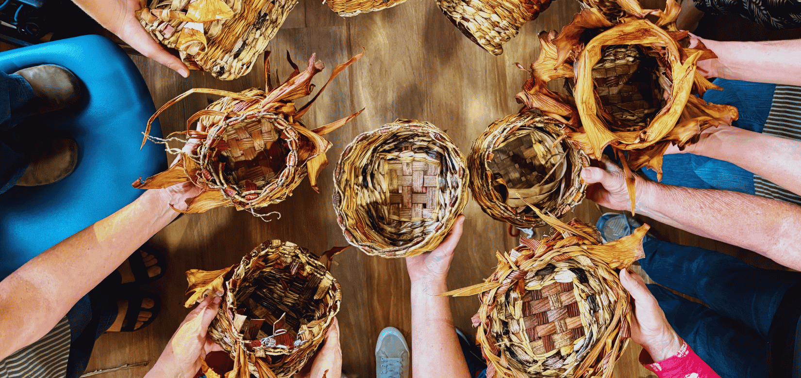 Image for the course: Twined Baskets from the Garden