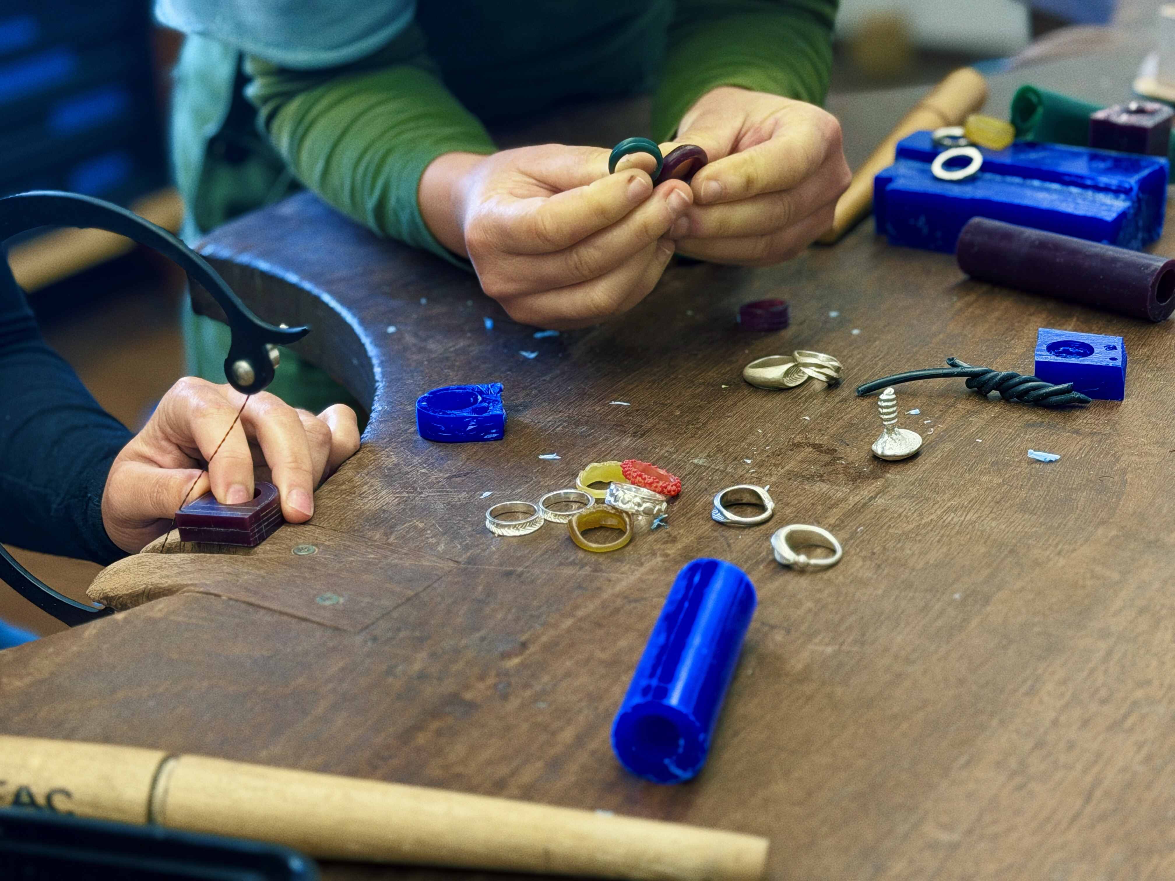 Image for the course: Make a Ring in a Day: Wax Carving (Saturday)